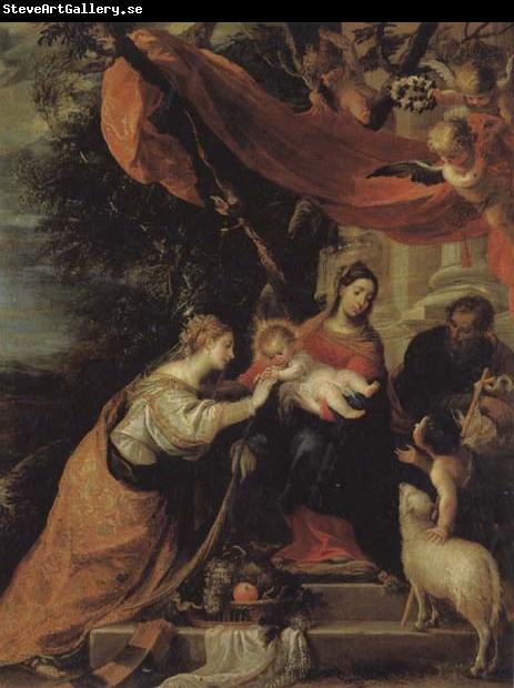 Mateo cerezo The Mystic Marriage of St.Catherine